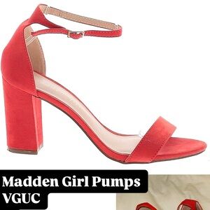Madden Girl Bold Red Heels